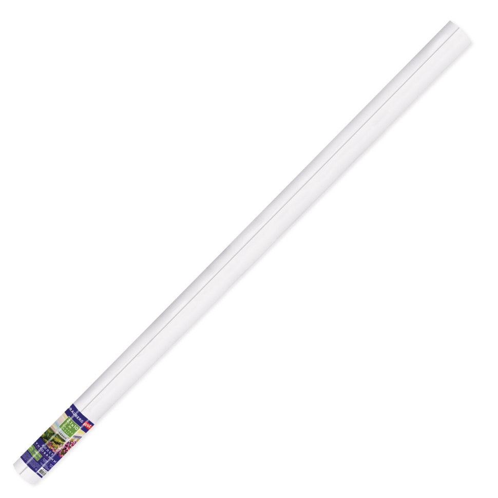 Холст грунтованный в рулоне Brauberg Art Classic 2,1x10 м, 380 г/м2, хлопок, среднее зерно 191033 , 