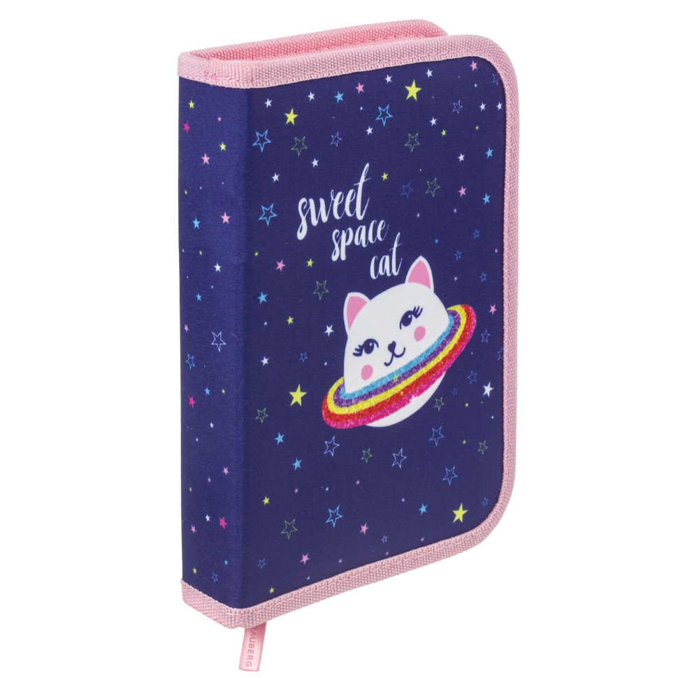 Пенал без наполнения Brauberg Space Cat 229278 цена за 2 шт , 