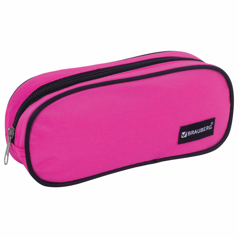 Пенал косметичка Brauberg Pink 229270 цена за 3 шт , 