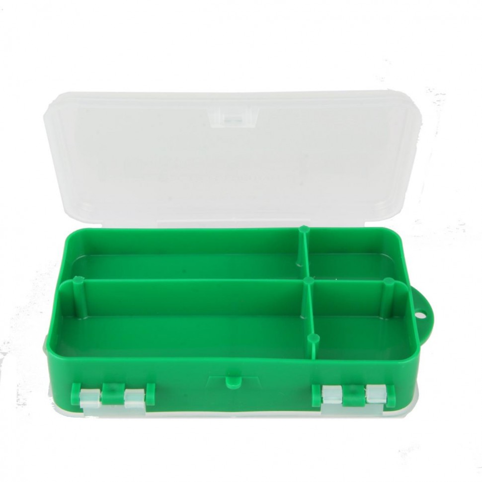 Коробочка для оснастки двухсторонняя Helios green , 