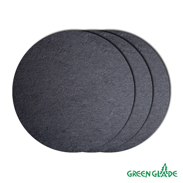 Набор антипригарных ковриков Green Glade для гриля 3 шт. D=30 см BQ02 , 