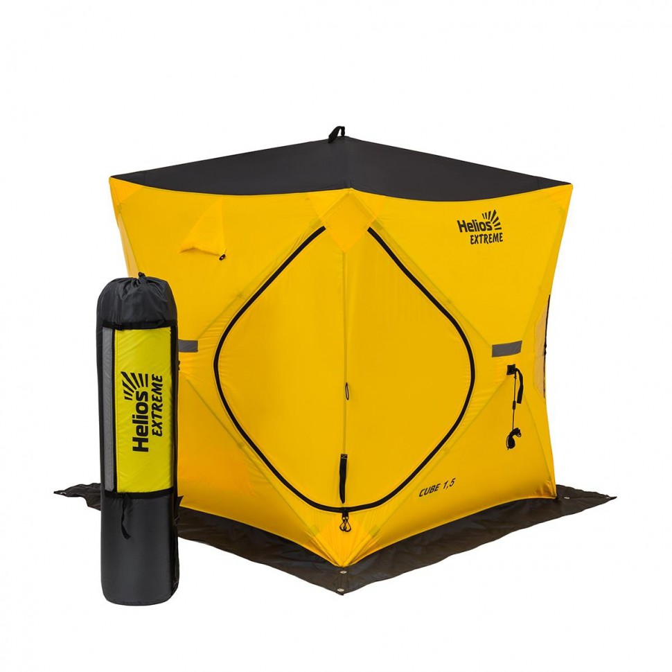 Палатка зимняя Helios Cube Extreme 1.5 широкий вход HS-ISТ-CE-1.5-P , 