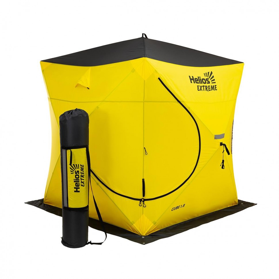 Палатка зимняя Helios Cube Extreme 1.8 широкий вход HS-ISТ-CE-1.8-P , 