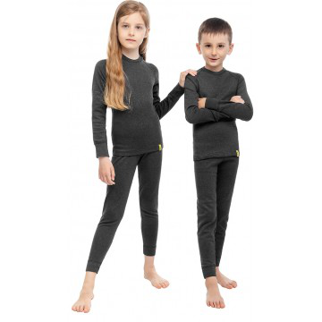 Детское термобелье Helios Thermo-Soft комплект графит (XL) , 